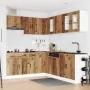 Mueble cocina Kalmar madera vieja 11 pzas madera contrachapada by , Kitchen cabinets - Ref: Foro24-3314919, Price: 741,92 €, ...