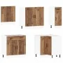 Mueble cocina Kalmar madera vieja 11 pzas madera contrachapada by , Kitchen cabinets - Ref: Foro24-3314919, Price: 741,92 €, ...