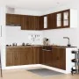 Mueble cocina Porto roble marrón 11 pzas madera contrachapada by , Kitchen cabinets - Ref: Foro24-3314938, Price: 710,65 €, D...
