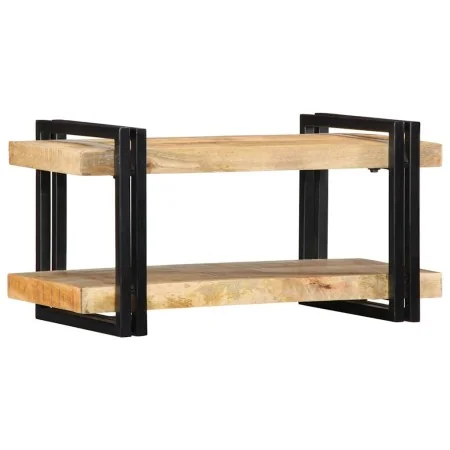 Estante de pared madera maciza de mango 70x33x35 cm by , CD and DVD storage - Ref: Foro24-4017482, Price: 84,66 €, Discount: %