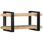 Estante de pared madera maciza de mango 70x33x35 cm by , CD and DVD storage - Ref: Foro24-4017482, Price: 84,66 €, Discount: %