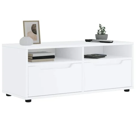 Mueble de TV VISNES blanco 100x40x38 cm madera de ingeniería | Tu tienda online para hogar, jardín y más Foro24.es