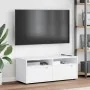 Mueble de TV VISNES blanco 100x40x38 cm madera de ingeniería | Tu tienda online para hogar, jardín y más Foro24.es
