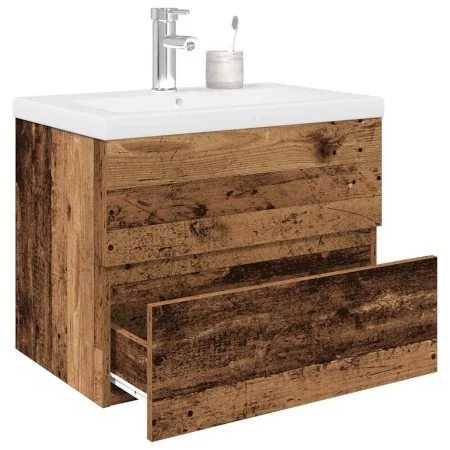 Mueble lavabo con lavabo integrado y grifo madera vieja by , bathroom vanities - Ref: Foro24-3328931, Price: 191,41 €, Discou...