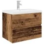 Mueble lavabo con lavabo integrado y grifo madera vieja by , bathroom vanities - Ref: Foro24-3328931, Price: 191,41 €, Discou...