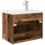 Mueble lavabo con lavabo integrado y grifo madera vieja by , bathroom vanities - Ref: Foro24-3328931, Price: 191,41 €, Discou...