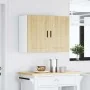 Mueble de pared cocina madera contrachapada Porto roble sonoma de , Armarios de cocina - Ref: Foro24-854070, Precio: 75,79 €,...
