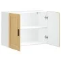 Mueble de pared cocina madera contrachapada Porto roble sonoma de , Armarios de cocina - Ref: Foro24-854070, Precio: 75,79 €,...