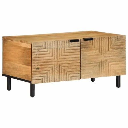 Mesa de centro marrón 80x50x40 cm madera maciza mango by , Coffee table - Ref: Foro24-4017725, Price: 114,28 €, Discount: %