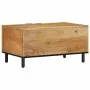 Mesa de centro marrón 80x50x40 cm madera maciza mango by , Coffee table - Ref: Foro24-4017725, Price: 114,28 €, Discount: %