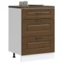 Mueble bajo de cocina Kalmar madera ingeniería de roble marrón by , Kitchen cabinets - Ref: Foro24-854286, Price: 109,14 €, D...