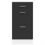 Armario bajo de madera de ingeniería negro 40x46x81,5 cm by , Kitchen cabinets - Ref: Foro24-854212, Price: 86,39 €, Discount: %