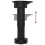 Armario bajo de madera de ingeniería negro 40x46x81,5 cm by , Kitchen cabinets - Ref: Foro24-854212, Price: 86,39 €, Discount: %