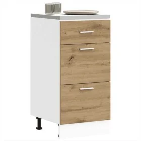 Armario inferior madera ingeniería roble artisan 40x46x81,5 cm de , Armarios de cocina - Ref: Foro24-854219, Precio: 94,84 €,...