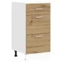 Armario inferior madera ingeniería roble artisan 40x46x81,5 cm by , Kitchen cabinets - Ref: Foro24-854219, Price: 95,36 €, Di...