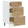 Armario inferior madera ingeniería roble artisan 40x46x81,5 cm by , Kitchen cabinets - Ref: Foro24-854219, Price: 95,36 €, Di...