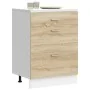 Mueble bajo de cocina de madera de ingeniería de roble sonoma by , Kitchen cabinets - Ref: Foro24-854252, Price: 105,05 €, Di...