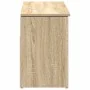 Banco zapatero madera de ingeniería roble sonoma 102x30,5x45 cm by , Shoe racks and shoe organizers - Ref: Foro24-859138, Pri...