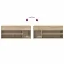 Banco zapatero madera de ingeniería roble sonoma 102x30,5x45 cm by , Shoe racks and shoe organizers - Ref: Foro24-859138, Pri...