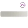 Bordes para césped 10 uds 20x103 cm acero inoxidable by , Garden edging and edging - Ref: Foro24-860158, Price: 81,29 €, Disc...