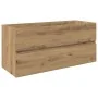 Mueble para lavabo con lavabo integrado y grifo roble artesanal de , Tocadores de baño - Ref: Foro24-3328938, Precio: 351,64 ...