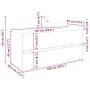 Mueble para lavabo con lavabo integrado y grifo roble artesanal de , Tocadores de baño - Ref: Foro24-3328938, Precio: 351,64 ...