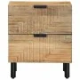 Mesitas de noche 2 uds madera maciza de mango marrón 40x33x46cm de , Mesitas de noche - Ref: Foro24-4017719, Precio: 151,14 €...