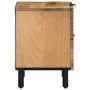 Mesitas de noche 2 uds madera maciza de mango marrón 40x33x46cm de , Mesitas de noche - Ref: Foro24-4017719, Precio: 151,14 €...