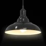 Lámpara colgante regulable en altura E27 oscuro brillante Ø31cm by , Lamps - Ref: Foro24-4103436, Price: 31,82 €, Discount: %