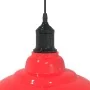Lámpara colgante regulable en altura E27 rojo brillante Ø 31cm by , Lamps - Ref: Foro24-4103441, Price: 31,82 €, Discount: %
