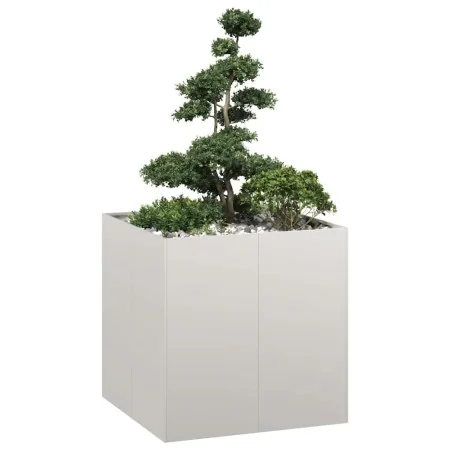 Jardinera 80x80x80 cm acero inoxidable by , Pots and planters - Ref: Foro24-860784, Price: 163,20 €, Discount: %