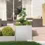 Jardinera 80x80x80 cm acero inoxidable by , Pots and planters - Ref: Foro24-860784, Price: 163,20 €, Discount: %