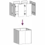 Jardinera 80x80x80 cm acero inoxidable by , Pots and planters - Ref: Foro24-860784, Price: 163,20 €, Discount: %