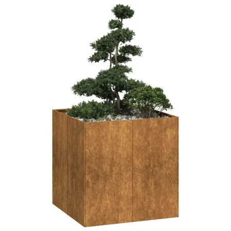 Jardinera oxidada 80x80x80 cm acero corten von , Töpfe und Pflanzgefäße - Ref: Foro24-860786, Preis: 123,49 €, Rabatt: %