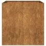 Jardinera oxidada 80x80x80 cm acero corten von , Töpfe und Pflanzgefäße - Ref: Foro24-860786, Preis: 123,49 €, Rabatt: %