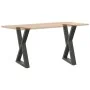 Patas de mesa de comedor 2 uds acero antracita 50x(72-73,3) cm by , Table legs - Ref: Foro24-4012718, Price: 99,73 €, Discoun...