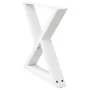 Patas para mesa de centro 2 uds acero blanco 50x(42-43,3) cm by , Table legs - Ref: Foro24-4012705, Price: 74,55 €, Discount: %