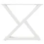 Patas para mesa de centro 2 uds acero blanco 50x(42-43,3) cm by , Table legs - Ref: Foro24-4012705, Price: 74,55 €, Discount: %