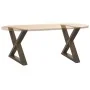 Patas mesa de centro 2 uds acero natural 50x(42-43,3) cm acero de , Patas para mesas - Ref: Foro24-4012707, Precio: 74,55 €, ...