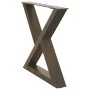 Patas mesa de centro 2 uds acero natural 60x(42-43,3) cm acero by , Table legs - Ref: Foro24-4012711, Price: 82,98 €, Discoun...