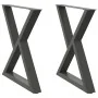 Patas para mesa de comedor 2uds antracita acero 70x(72-73,3) cm von , Tischbeine - Ref: Foro24-4012726, Preis: 120,73 €, Raba...