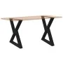 Patas para mesa de comedor 2 uds negro 70x(72-73,3) cm by , Table legs - Ref: Foro24-4012724, Price: 102,56 €, Discount: %