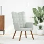 Silla de relajación de terciopelo gris claro de , Sillones - Ref: Foro24-4016810, Precio: 115,77 €, Descuento: %