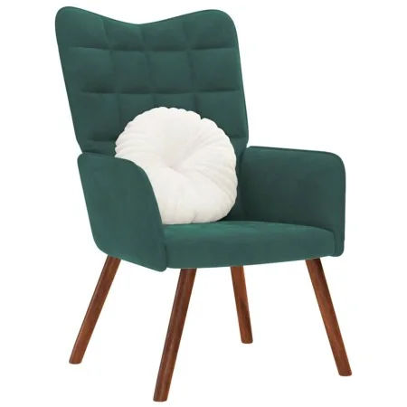 Sillón de relax de terciopelo verde oscuro de , Sillones - Ref: Foro24-4016812, Precio: 114,33 €, Descuento: %