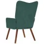 Sillón de relax de terciopelo verde oscuro de , Sillones - Ref: Foro24-4016812, Precio: 114,33 €, Descuento: %