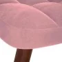 Sillón de relax con reposapiés terciopelo rosa de , Sillones - Ref: Foro24-4016825, Precio: 152,02 €, Descuento: %