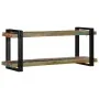 Estante de pared multicolor de madera maciza reciclada by , CD and DVD storage - Ref: Foro24-4017489, Price: 102,41 €, Discou...