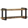 Estante de pared multicolor de madera maciza reciclada by , CD and DVD storage - Ref: Foro24-4017489, Price: 102,41 €, Discou...