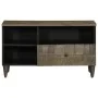 Mueble de TV madera maciza de mango negro 80x33x46 cm by , TV Furniture - Ref: Foro24-4017809, Price: 84,17 €, Discount: %