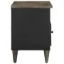 Mueble de TV madera maciza de mango negro 80x33x46 cm by , TV Furniture - Ref: Foro24-4017809, Price: 84,17 €, Discount: %